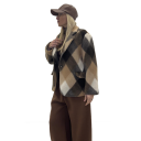 giacca in panno con bottone victoria